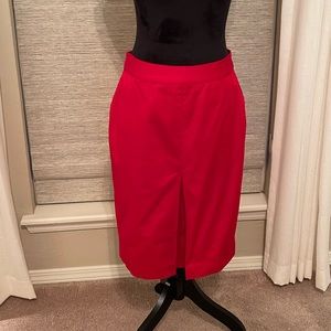 Donna Rae Red Skirt (Matching Suit Jacket Listed Separately)
